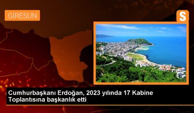 Cumhurbaşkanı Erdoğan, 2023 yılında 17 Kabine Toplantısına başkanlık etti