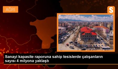 2023’te Sanayi Kapasite Raporuna Sahip Tesislerde Çalışan Sayısı Arttı