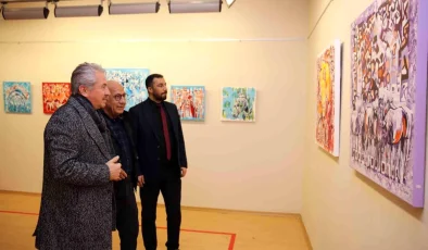 Ressam Pınar Kanber’in ‘Kervansarayların İzinde’ Temalı Sergisi SANKO Sanat Galerisi’nde Açıldı