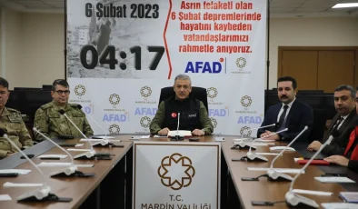 Mardin ve Siirt’te Deprem Anma Programı Düzenlendi