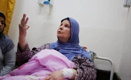 ABD’li kadın Gazze’de yaşanan saldırıdan kurtuldu ve Gazze’den ayrılmayacağını söyledi