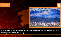 Cumhurbaşkanı Erdoğan: Elazığ’da yapılan deprem konutlarının inşası devam ediyor