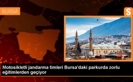 Jandarma, Bursa’da motosikletli trafik ve asayiş timlerine güvenli sürüş eğitimi veriyor