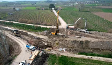 Manisa’da çöken köprü yeniden inşa ediliyor