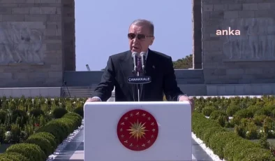 Cumhurbaşkanı Erdoğan: Türkiye, Çanakkale’de verilen mücadeleye benzer bir duruş sergiliyor