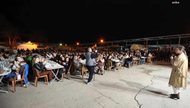 Efes Selçuk Belediyesi çalışanları iftar yemeğinde bir araya geldi