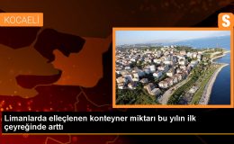 Limanlarda elleçlenen konteyner miktarı bu yılın ilk çeyreğinde arttı