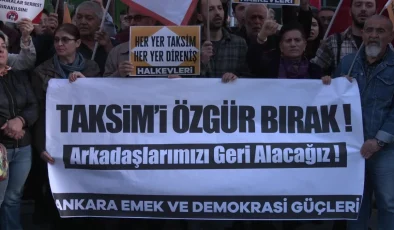 Ankara Emek ve Demokrasi Güçleri, Tutuklananlar İçin Eylem Yaptı