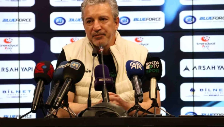 Kocaelispor Giresunspor maçının ardından
