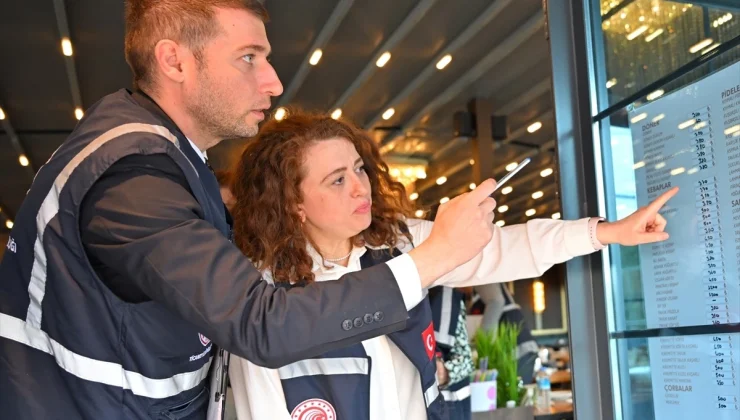 Ticaret Bakanlığı, restoran ve kafelerde fiyat etiketi denetimi yaptı