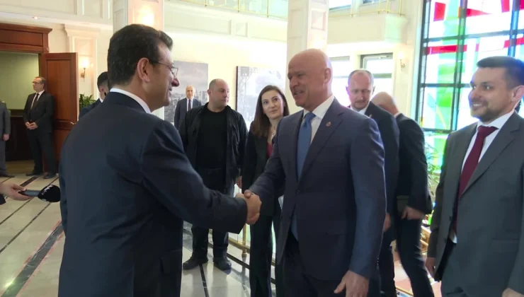 İBB Başkanı Ekrem İmamoğlu, Ukrayna’nın Odessa Belediye Başkanı Gennadiy Trukhano’yu ağırladı