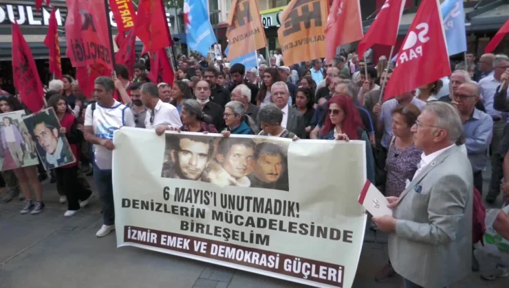 İzmir’de Deniz Gezmiş, Hüseyin İnan ve Yusuf Aslan’ın idam edilişinin 52. yılında basın açıklaması yapıldı