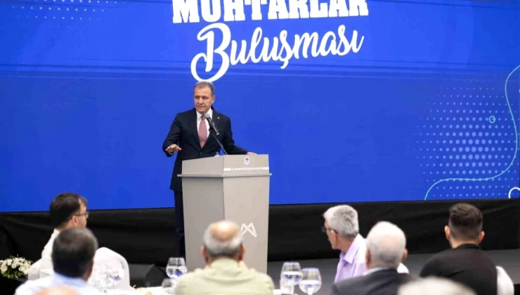 Mersin Büyükşehir Belediye Başkanı Muhtarlarla Buluştu